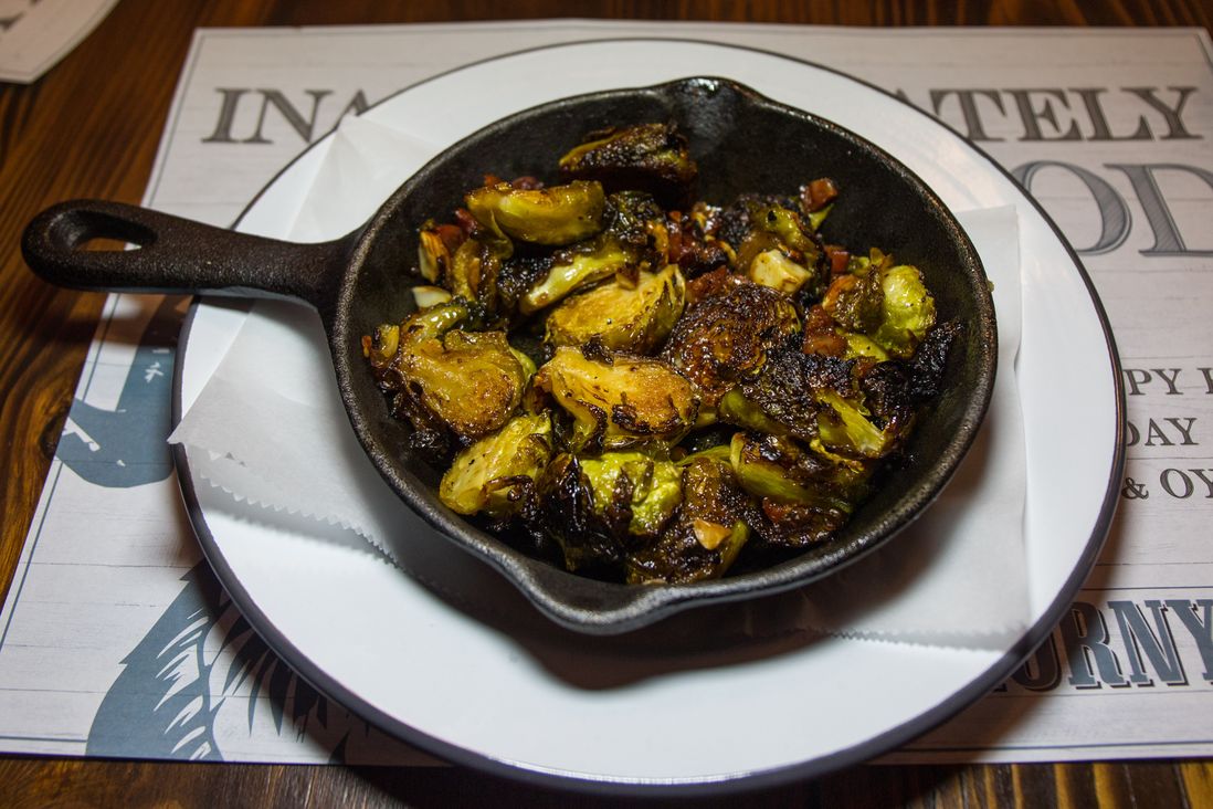 Blistered Brussel Sprouts ($11)</br>